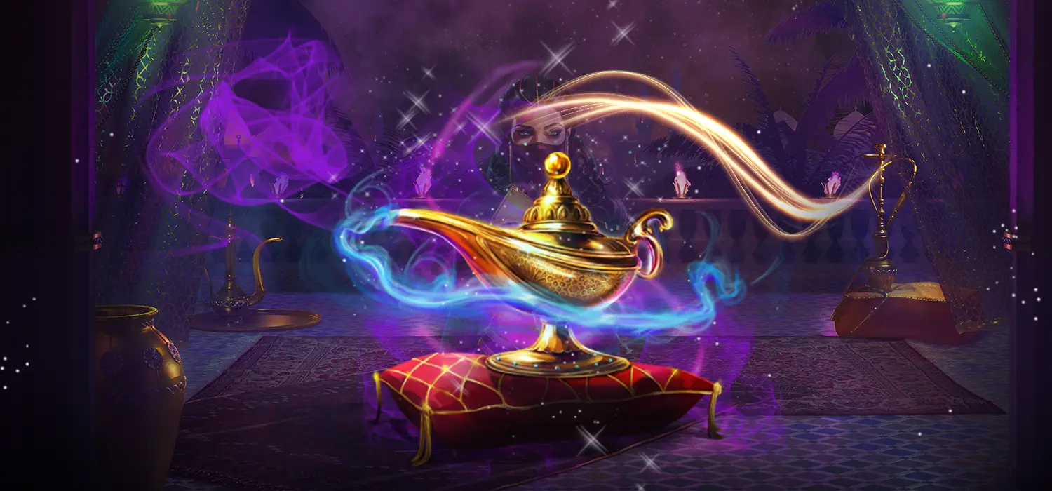 Genie lamp image